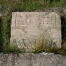 Fragment macewy na cmentarzu żydowskim w Rawie Mazowieckiej